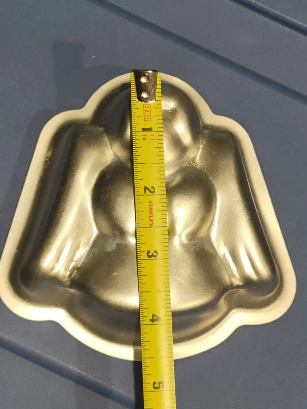Set of 3 Vintage Aluminum Baking Mold Cake Forms: Angel, Bear, Donald Duck